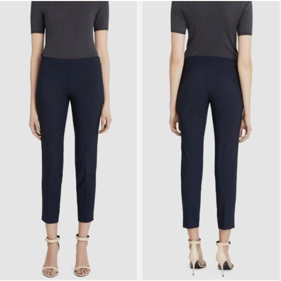 THEORY NWT Belisa Brisbane Navy Pinstripe Dress Trouser Pants // 6 - Picture 1 of 9
